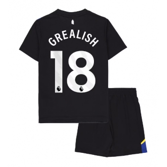 Billige Fotballdrakt Everton Jack Grealish #18 Replika Tredjedraktsett Barn 2025-26 Kortermet (med bukser)